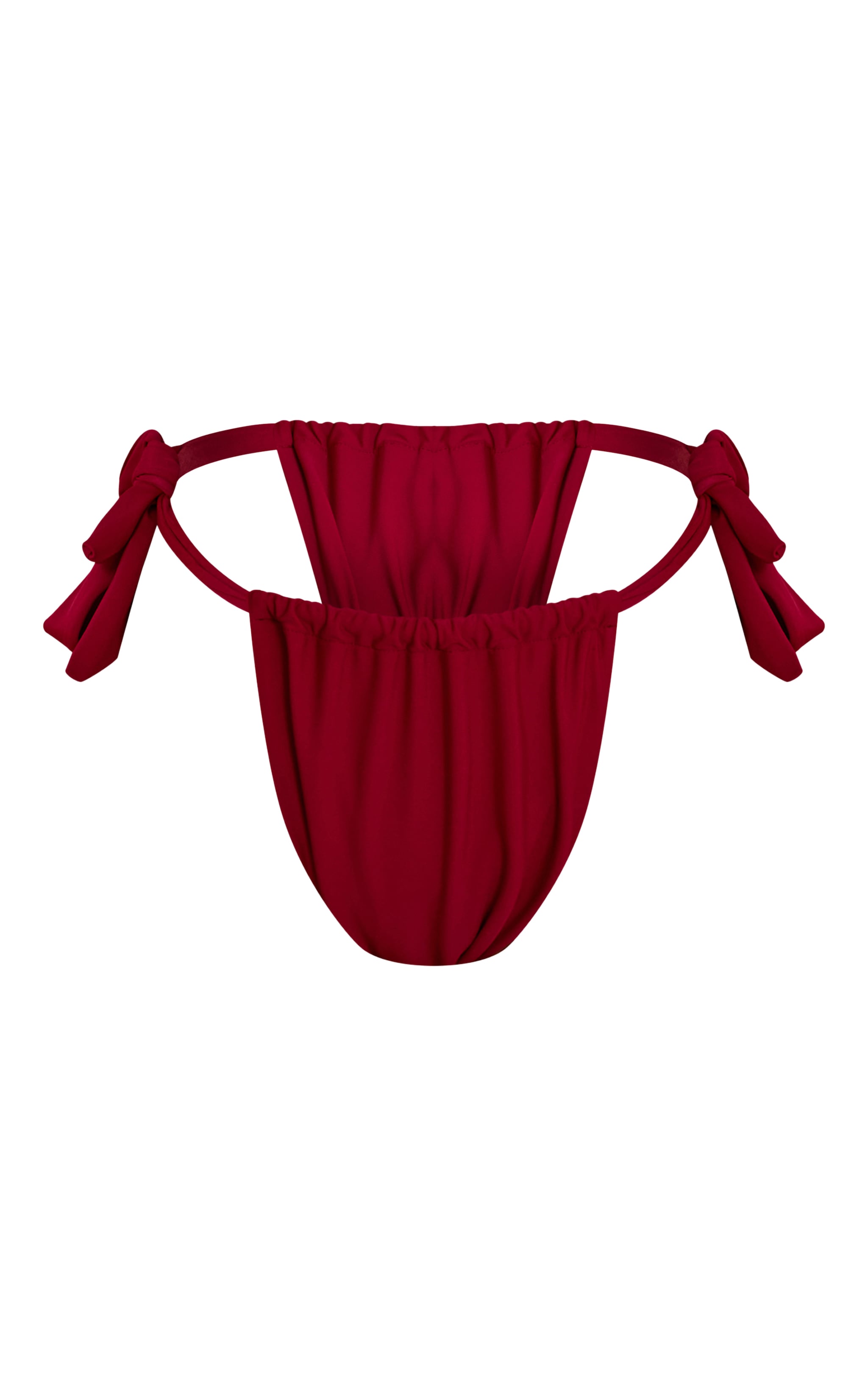Magenta Bow Tie Side Bikini Bottoms image 5