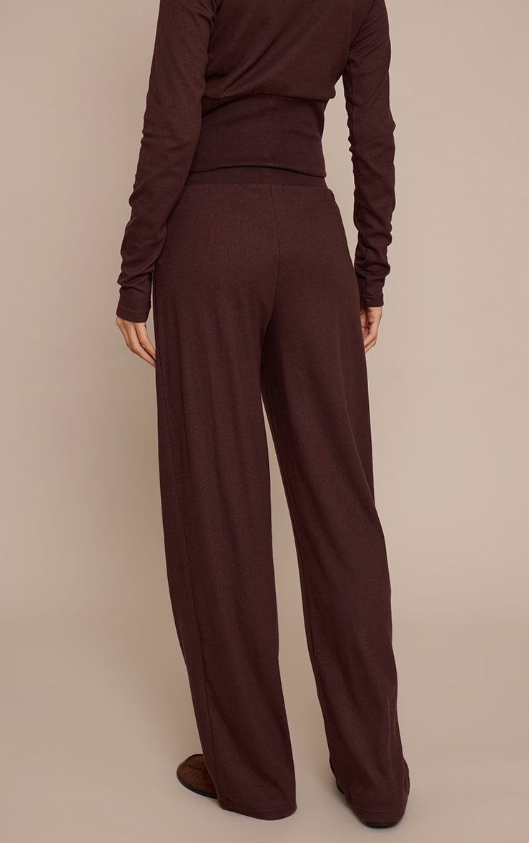 Tall Chocolate Wide Leg Pants image 3