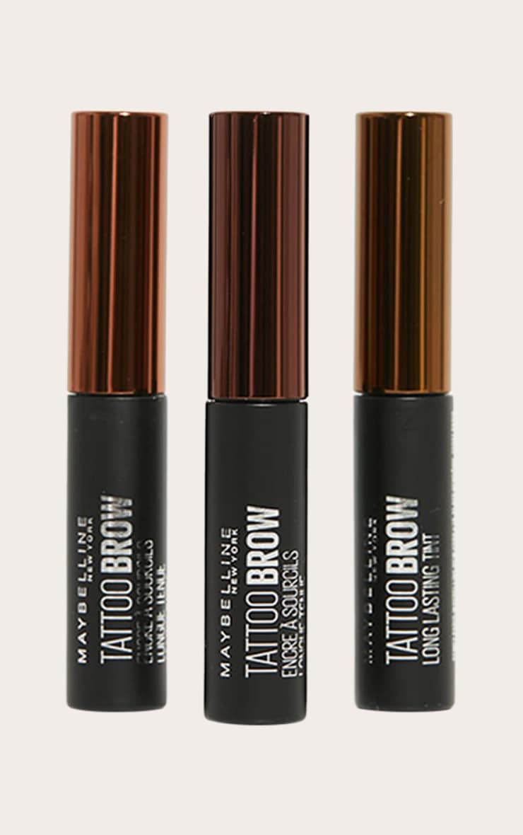 Maybelline Tattoo Brow Longlasting Gel Tint Dark Brown image 4