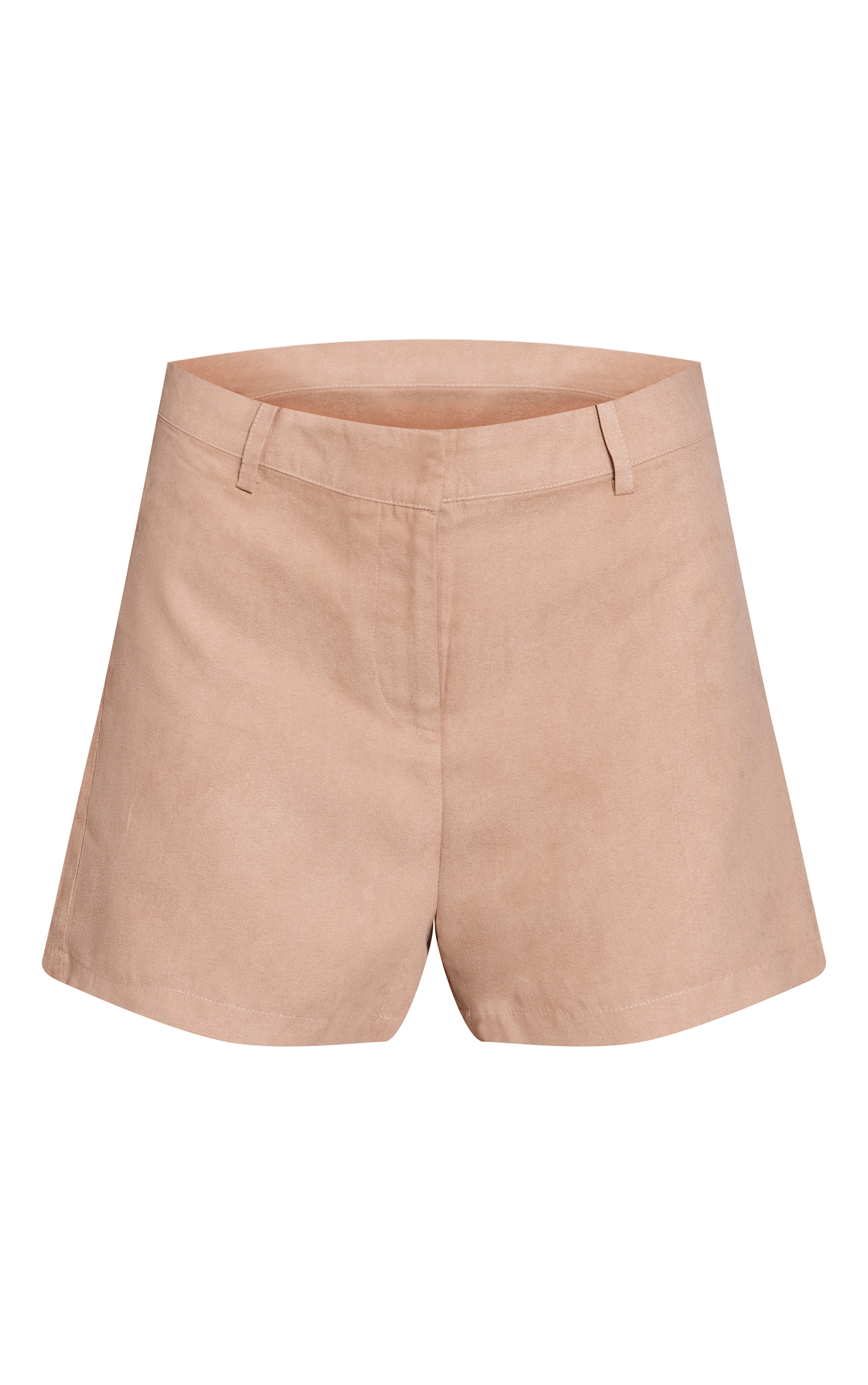 Sand Lightweight Faux Suede Shorts image 6
