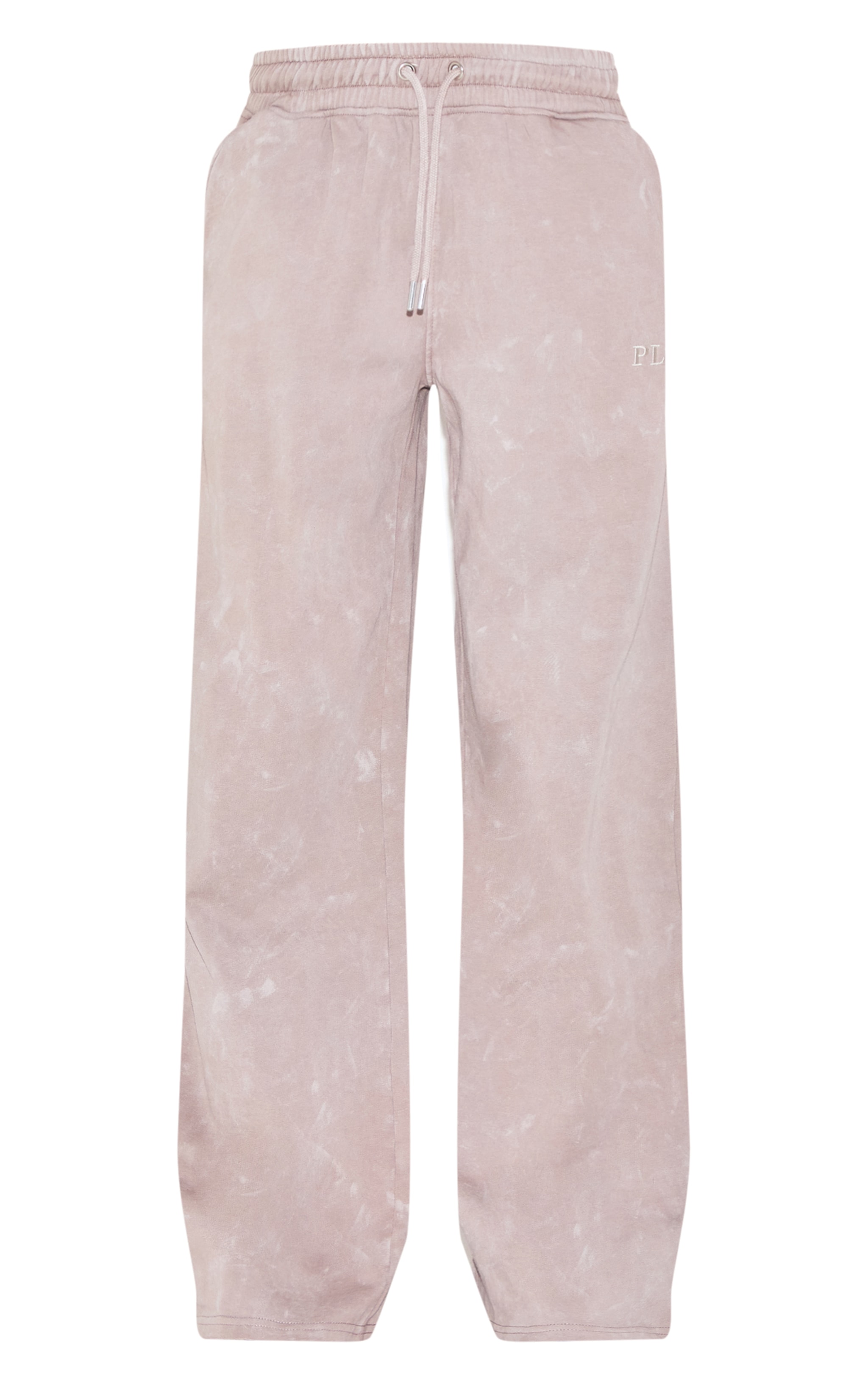 Light Grey Prettylittlething Washed Low Rise Oversized Wide Leg Sweatpants image 5