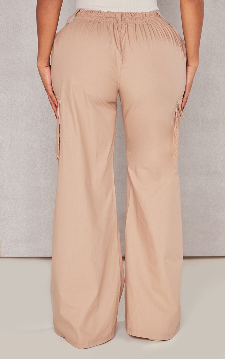 Shape Stone Pocket Detail Low Rise Wide Leg Cargos image 3