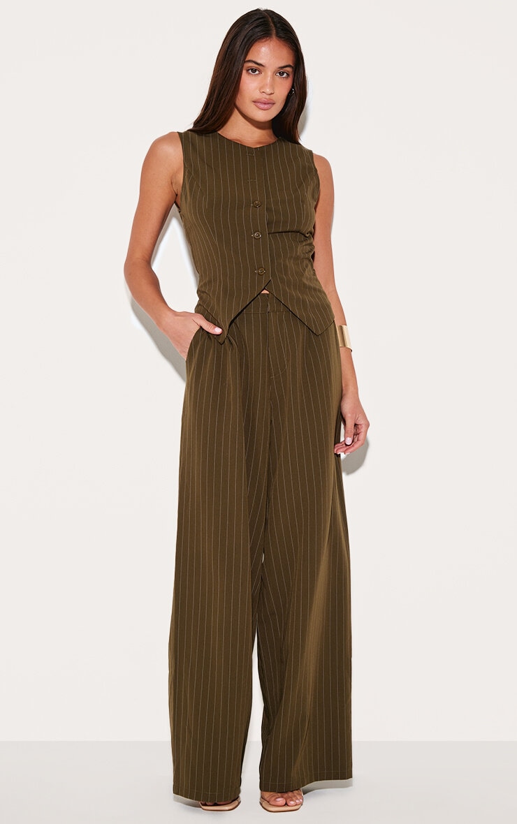 Yerse Portofino Waistcoat in Khaki