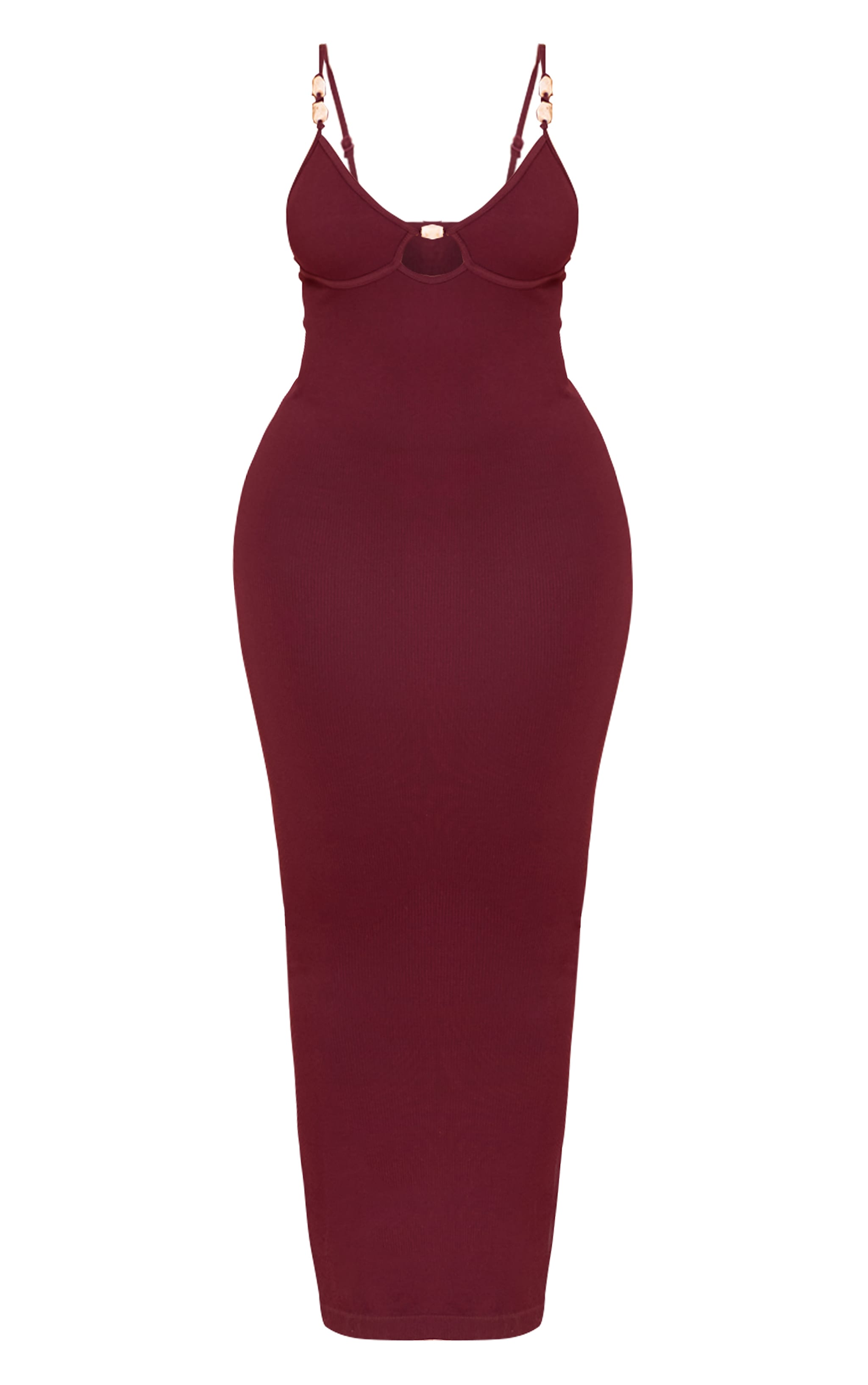 Shape Robe longue en Sculpt prune à perles image 5