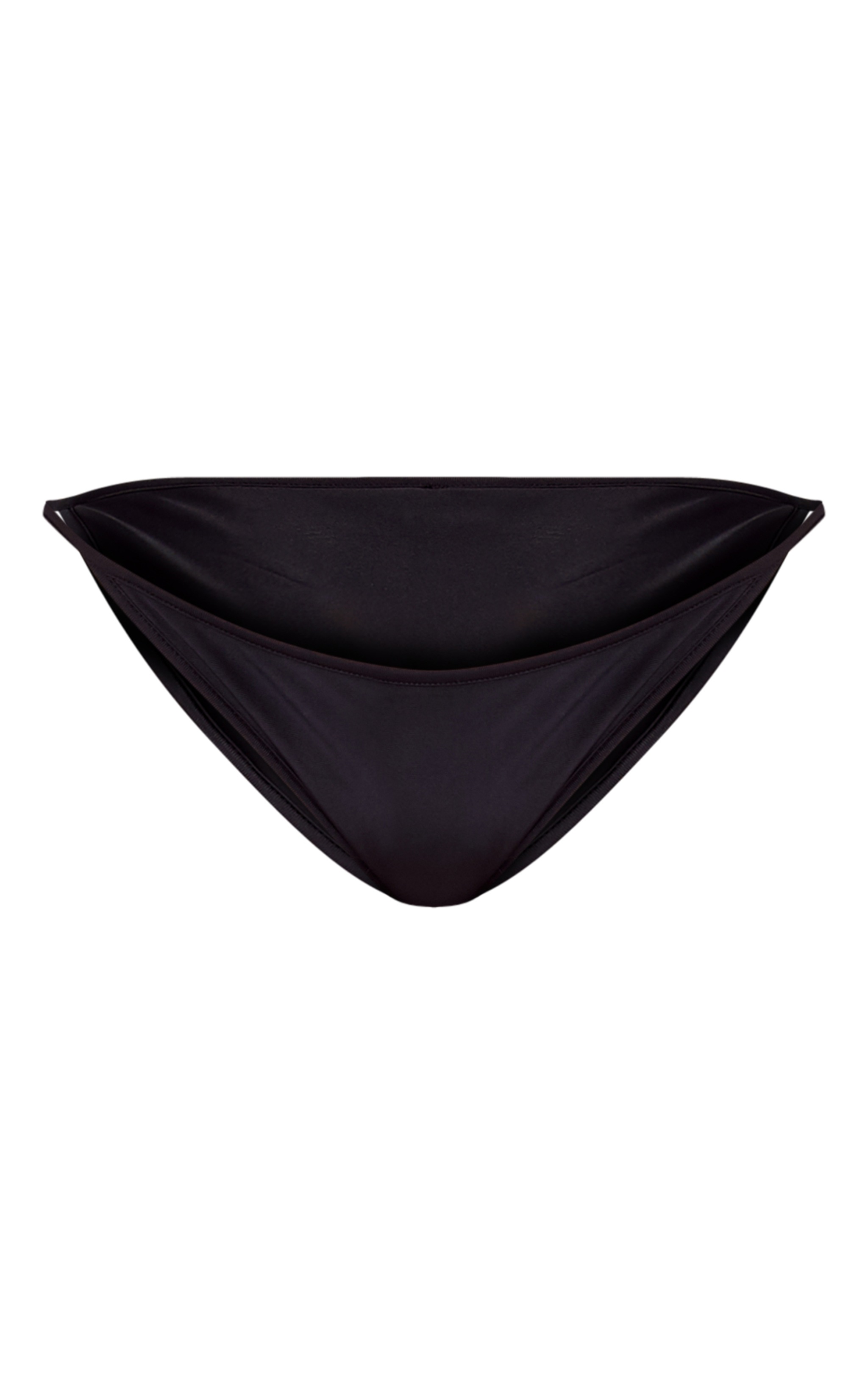 Halley Black Bikini Bottoms Swimwear PrettyLittleThing