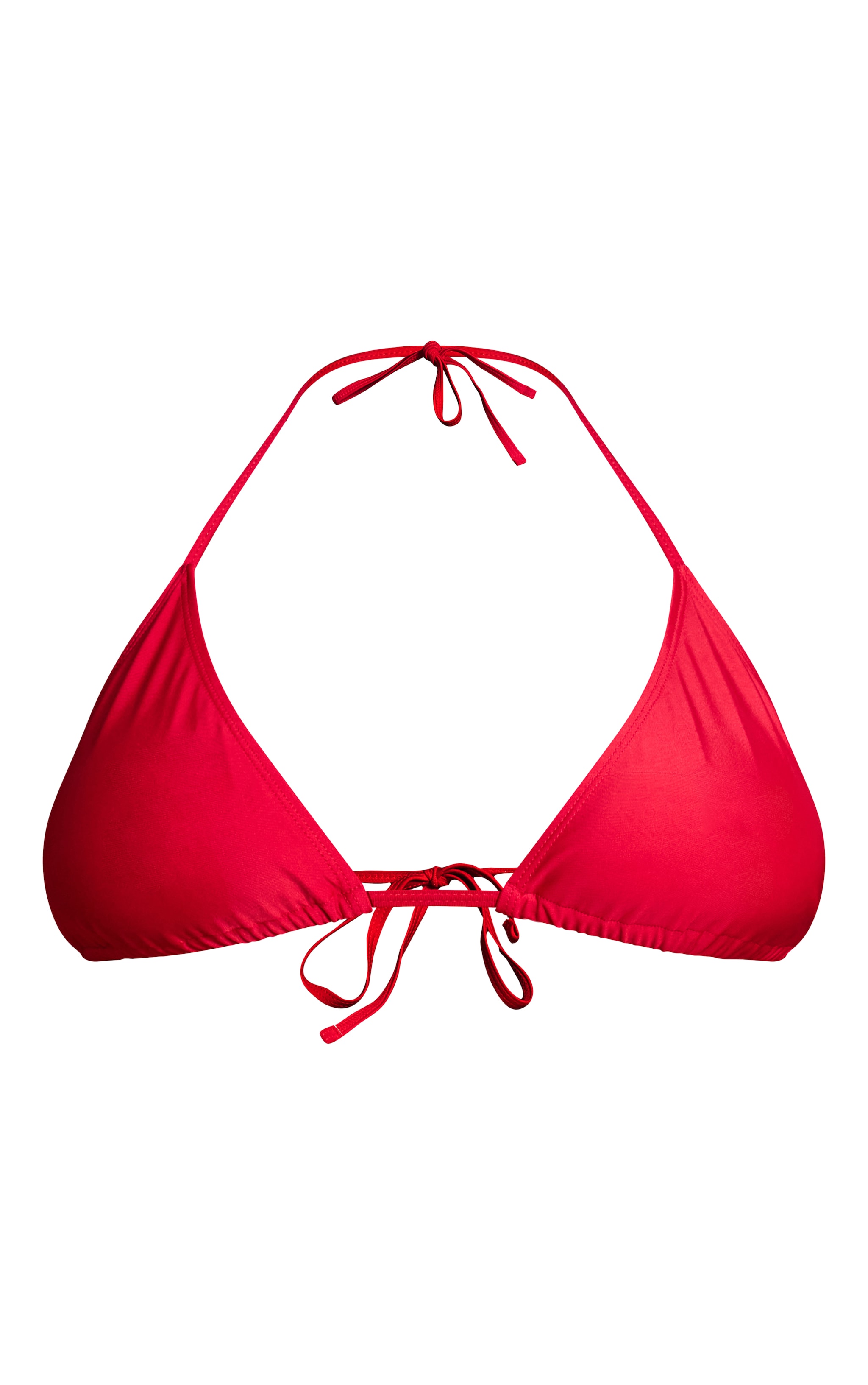 Plus Mix & Match Red Triangle Bikini Top image 5