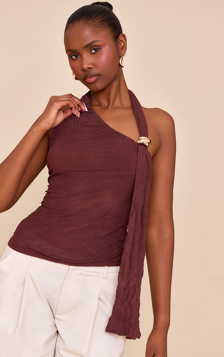 MESH LONG SLEEVE LAYERING TOP (BROWN FLORAL) – KaLi Trends