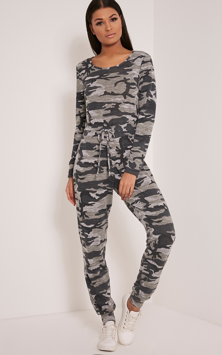 grey camo jumpsuit