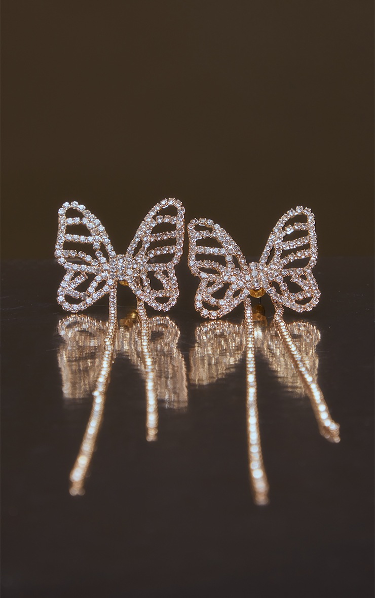 acheter pas cher boucles oreilles fantaisie papillons anthracites