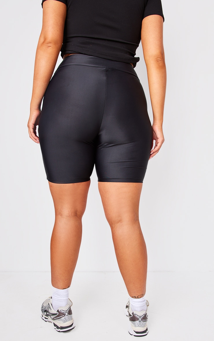 Plus Black Plus Black Sculpting Biker Shorts image 3