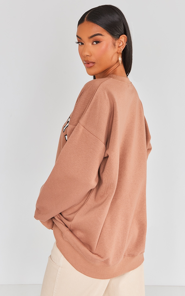 Mocha Minnesota Embroidered Sweatshirt image 2