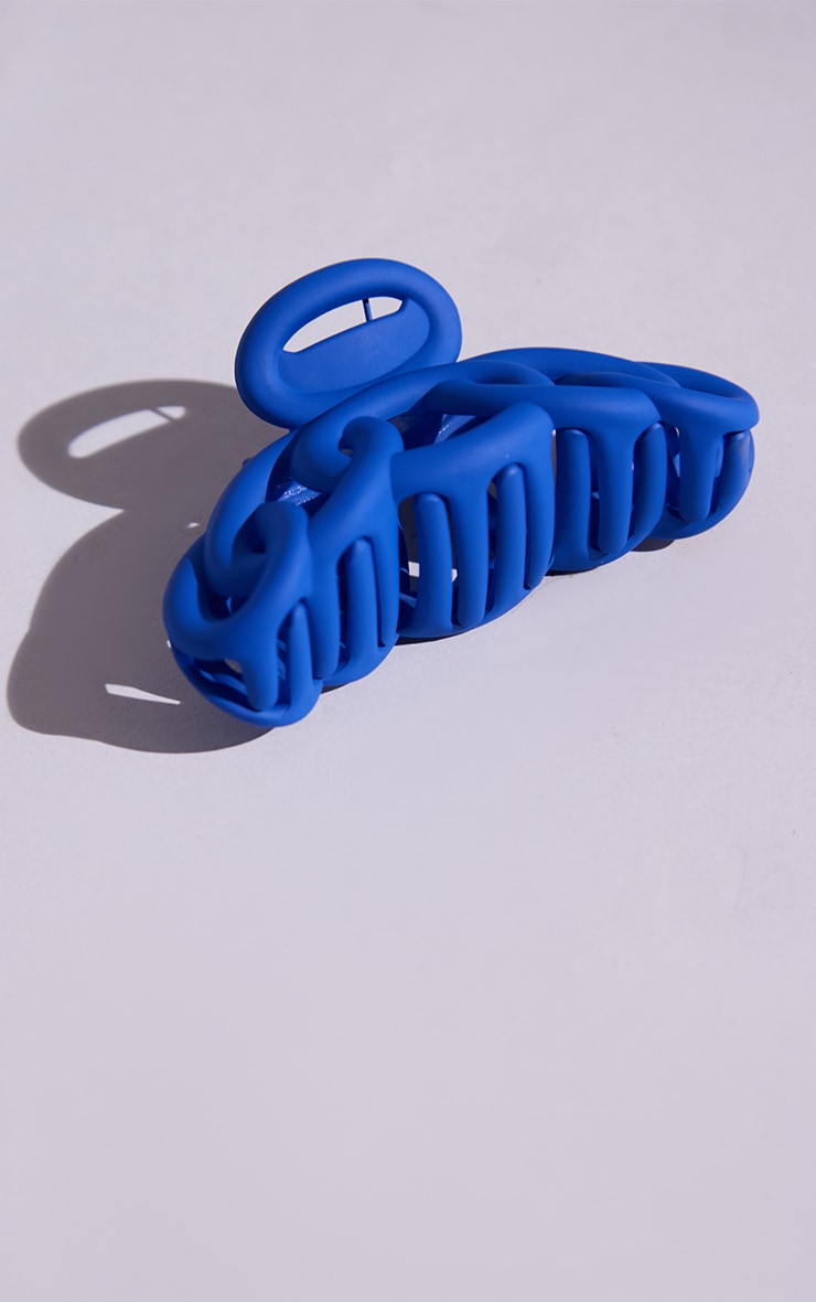 Blue Chunky Chain Link Hair Claw image 2