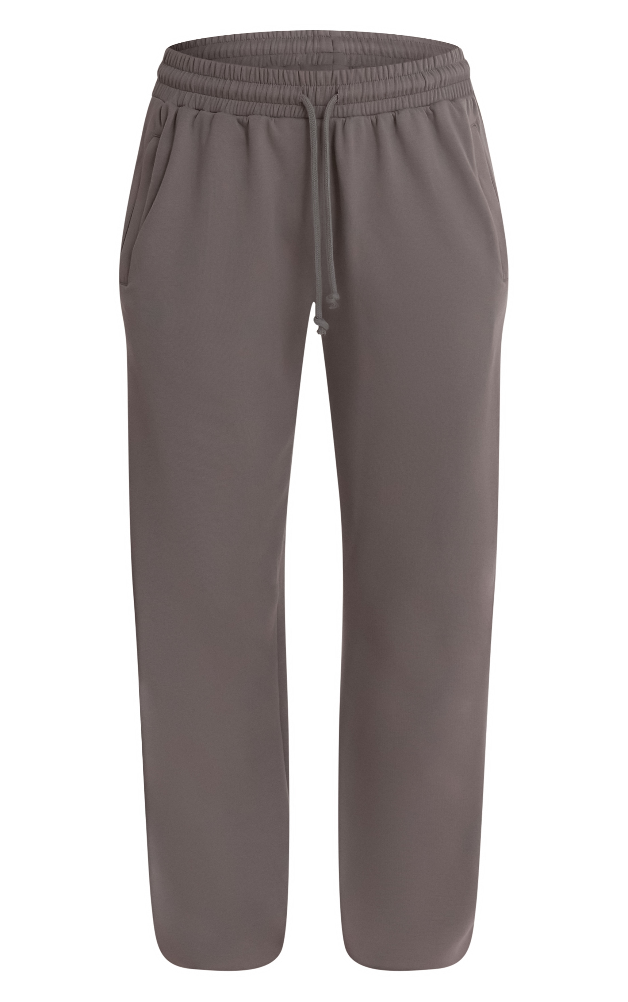 Charcoal Grey Interlock Cuffed Track Pants image 5