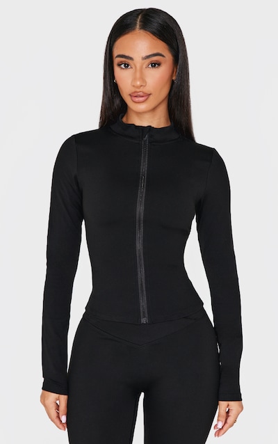 Petite Black Basic Sculpt Jacket