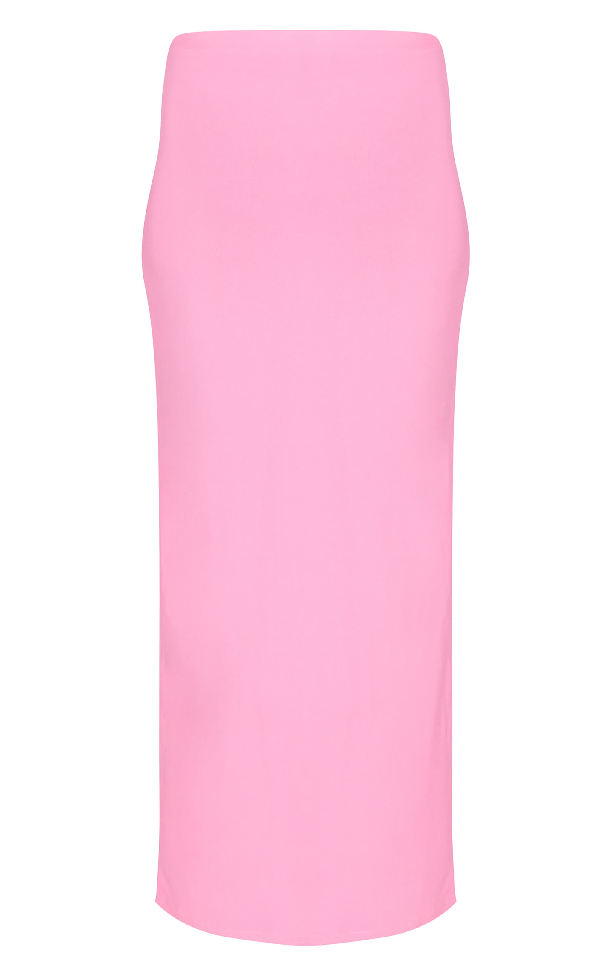 Candy Pink Soft Touch Low Rise Maxi Skirt image 5