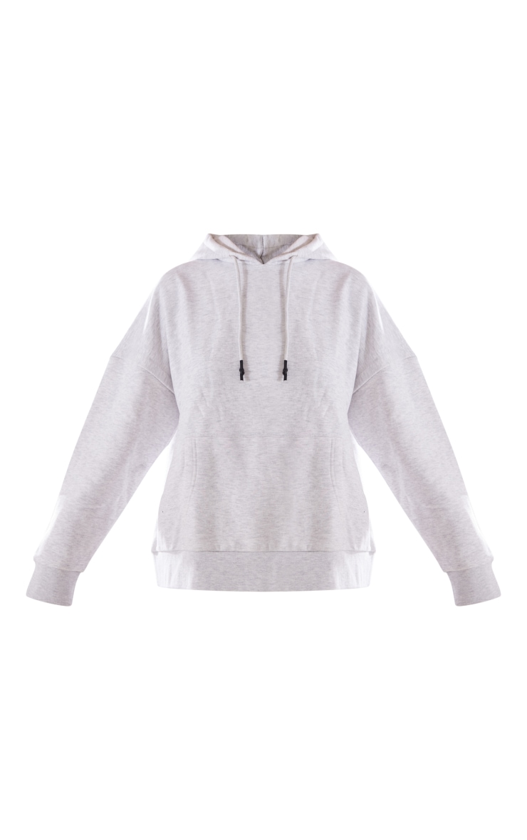 Label PLT Hoodie oversize gris cendré image 5