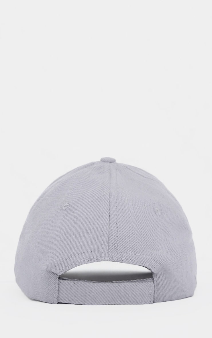 Light Grey Woven Baseball Cap Accessories PrettyLittleThing