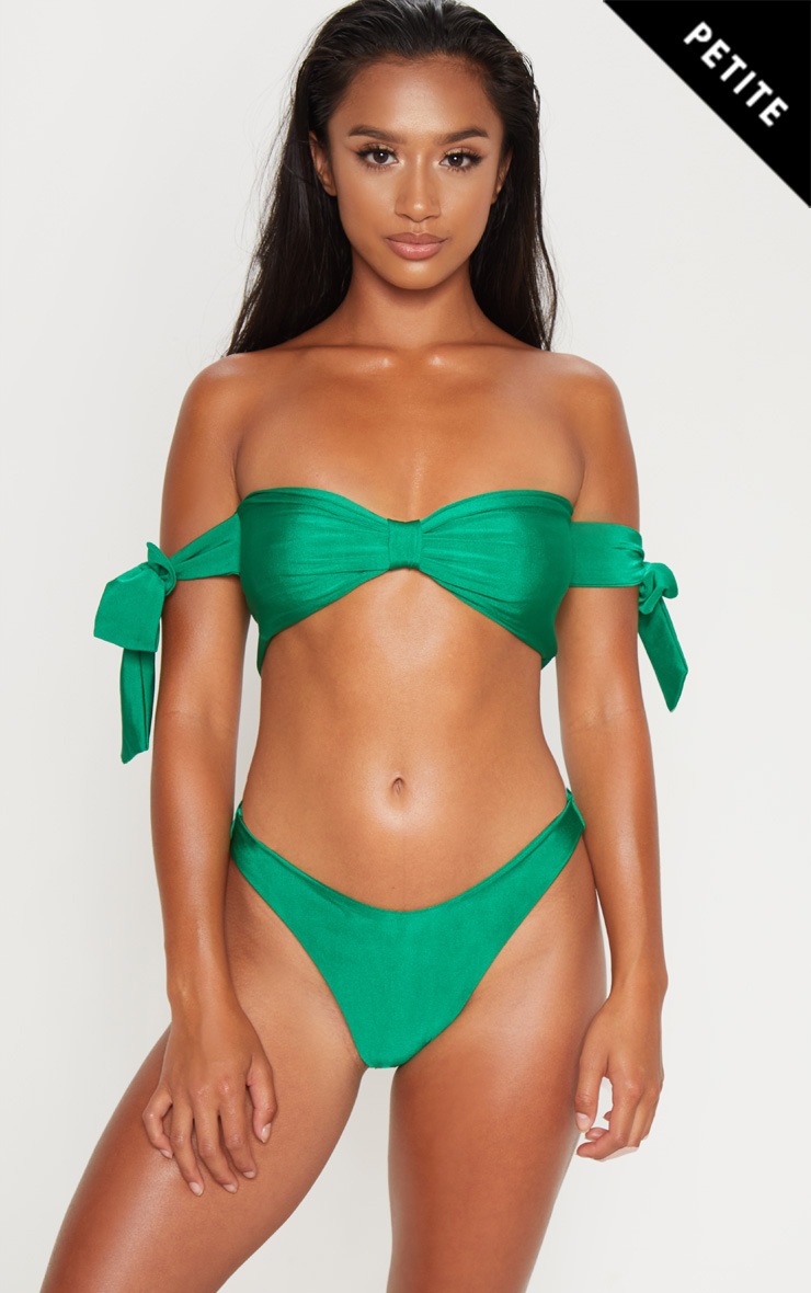 Petite Bright Green Bikini Bottom Petite PrettyLittleThing USA