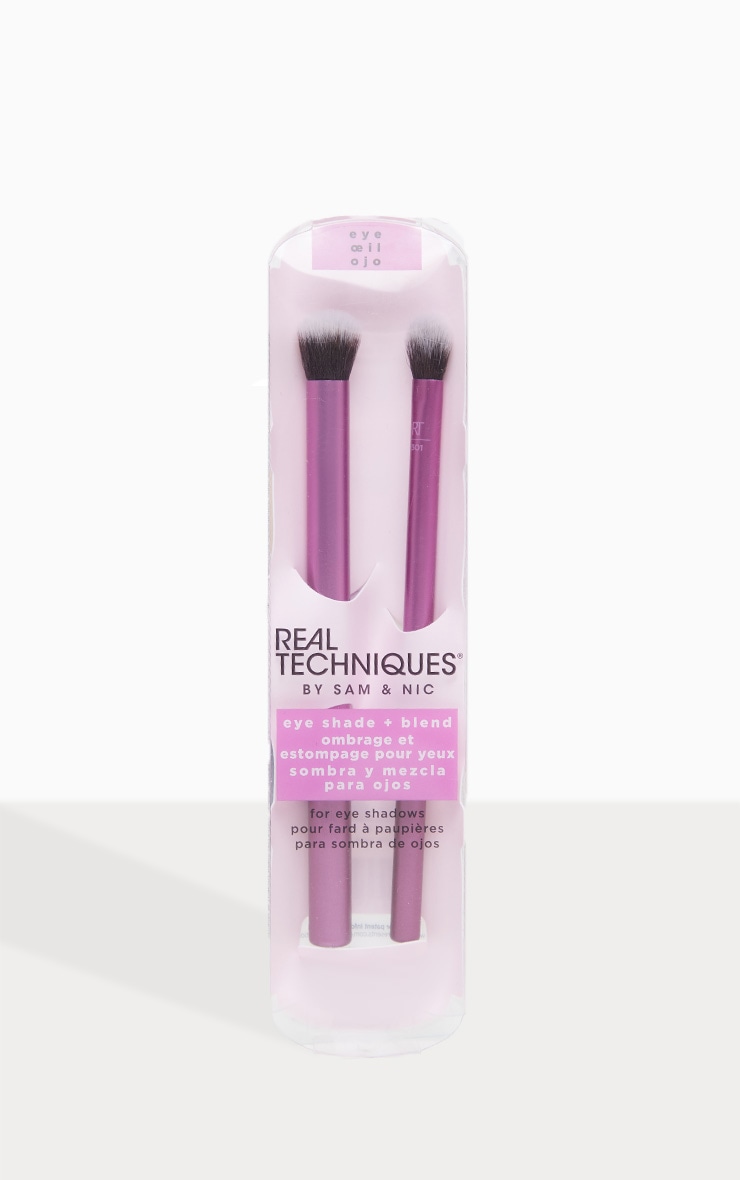Real Techniques Make Up Brushes Eye Shade & Blend Duo