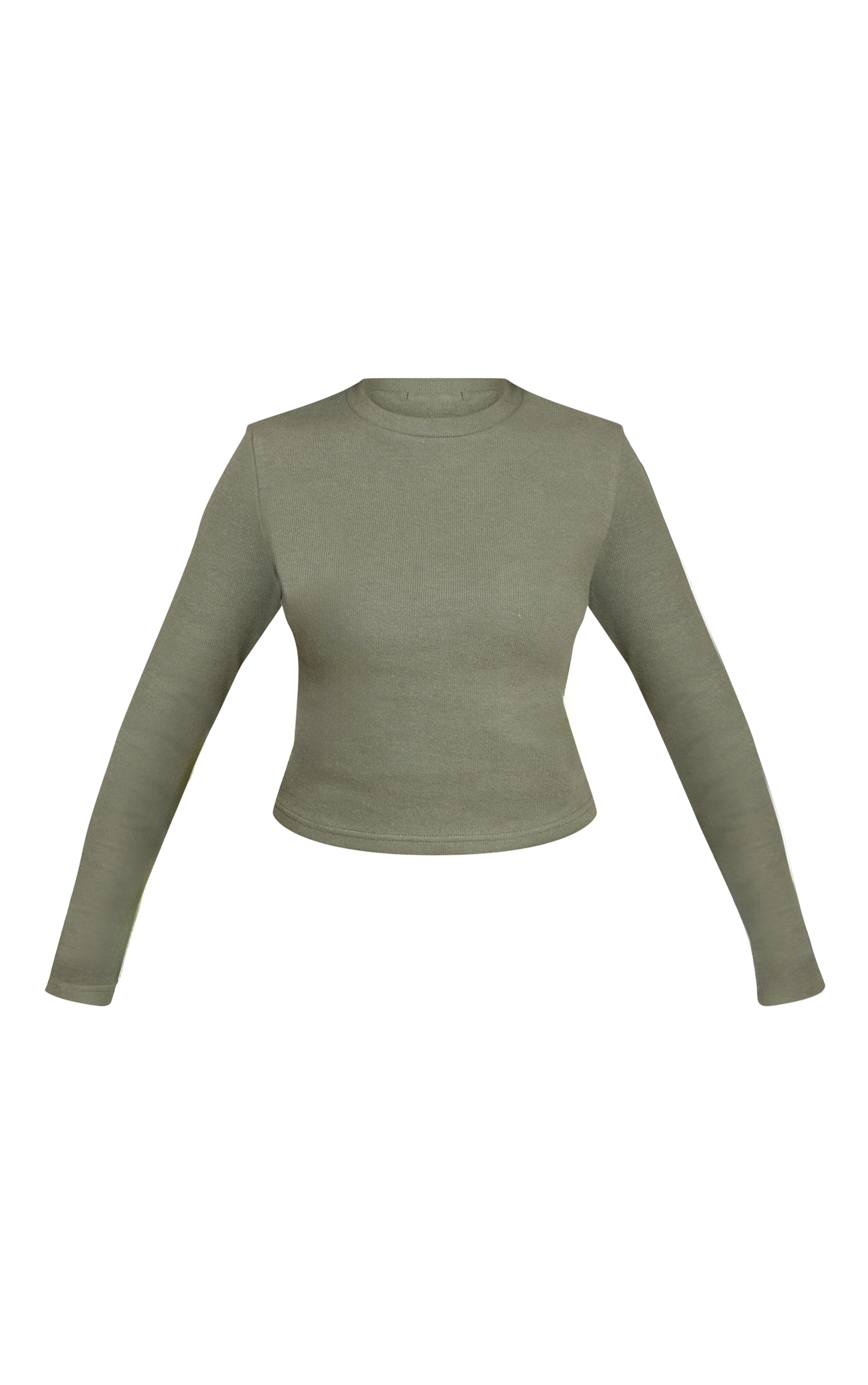 Petite Teal Super Soft Fitted Long Sleeve Top image 5