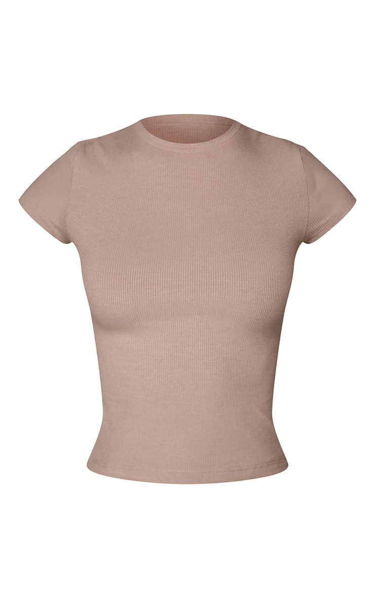 Sage Soft Rib Short Sleeve Top image 5