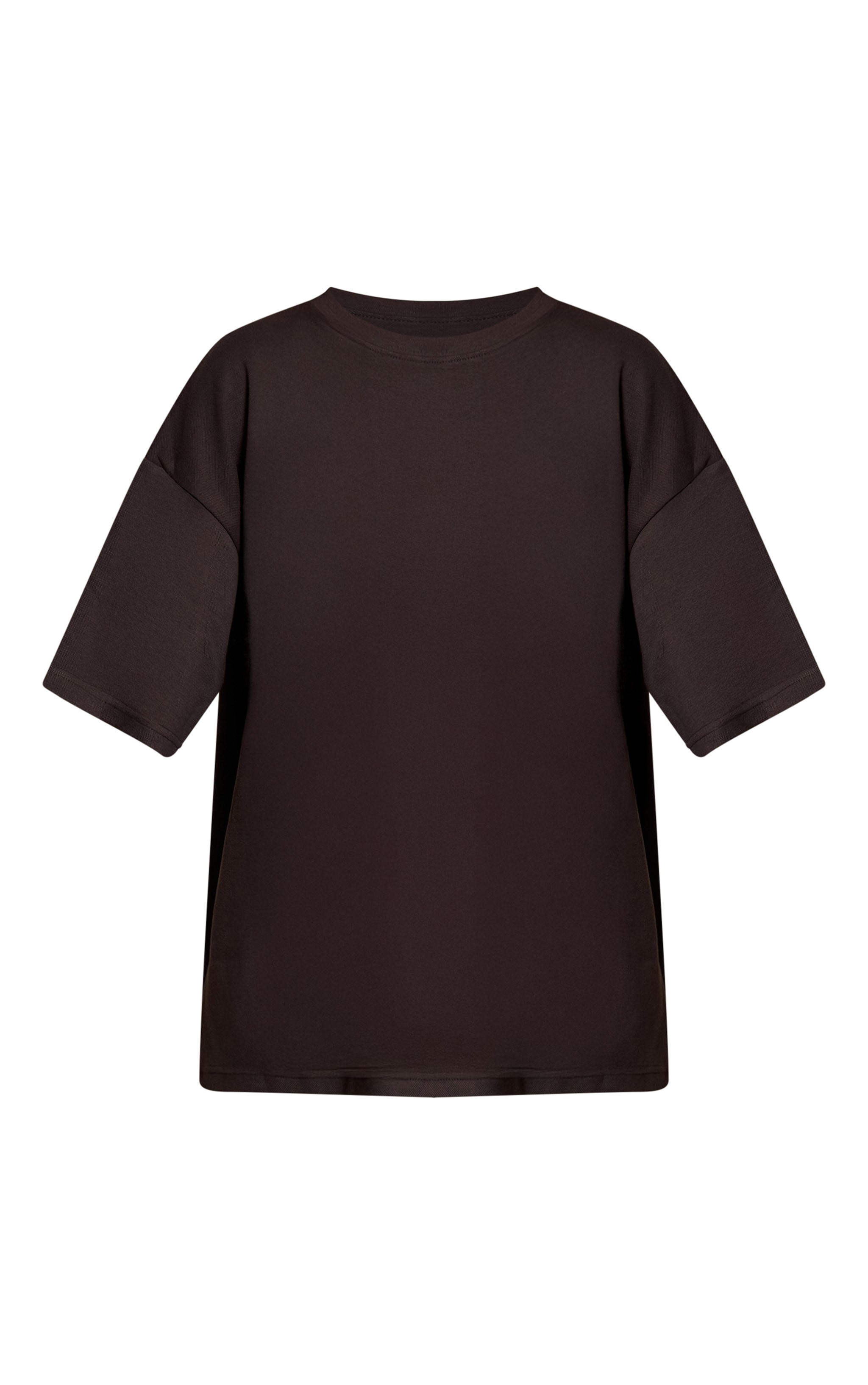 Charcoal Grey Jersey Oversized T-shirt image 5