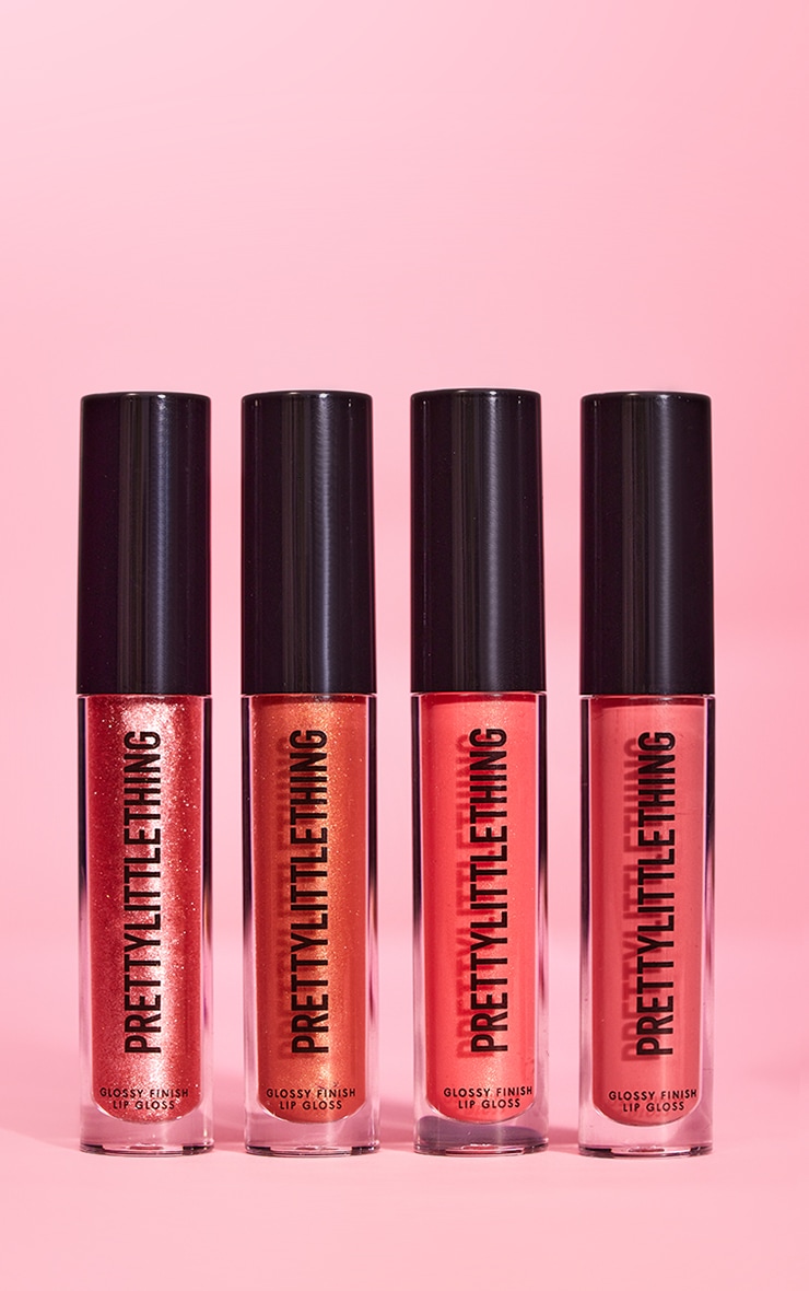 PRETTYLITTLETHING Lot de 4 gloss brillants Nude image 2