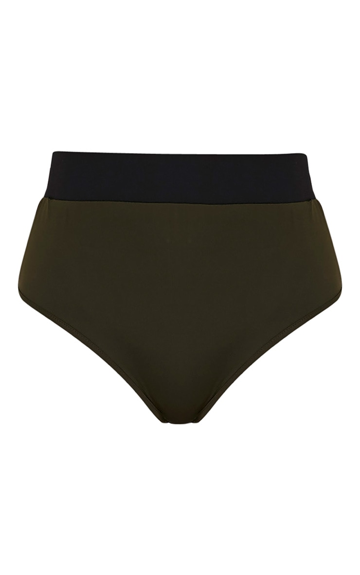 Neya Khaki Scuba Contrast Beach CoOrd Bottoms Swimwear