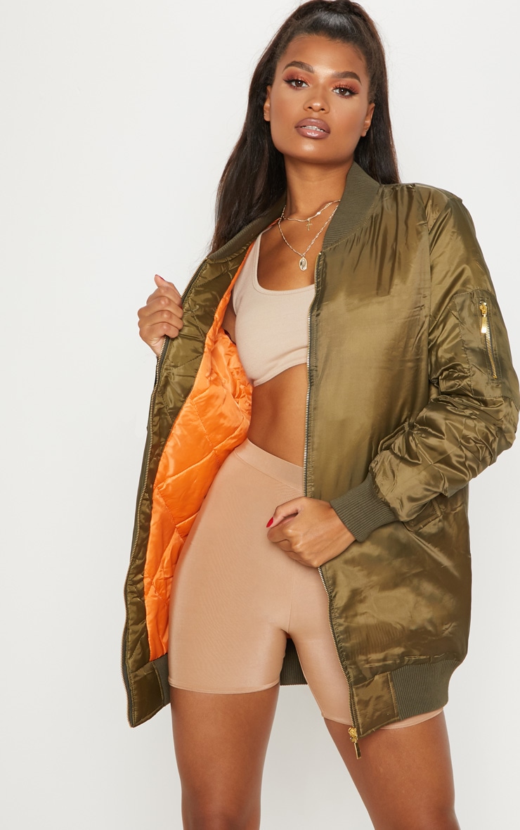 Shelbi bomber kaki long