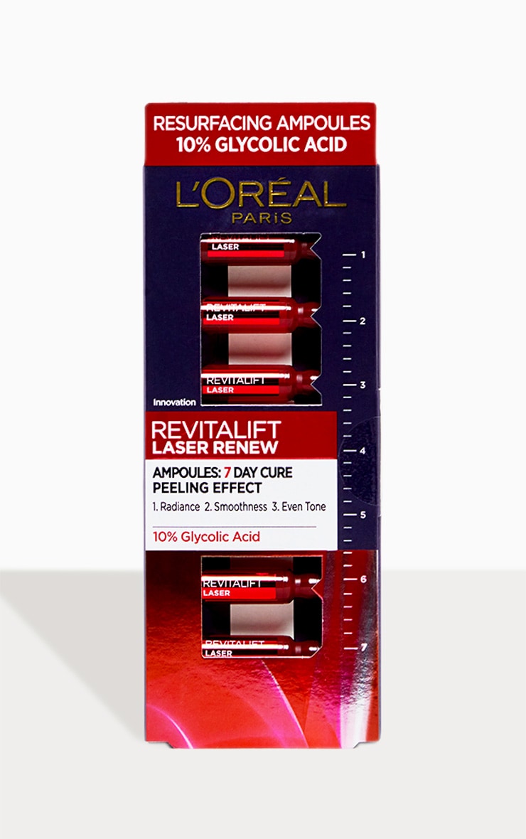 L'Oreal Paris Laser Ampoules 10 Glycolic Acid Pe PrettyLittleThing USA