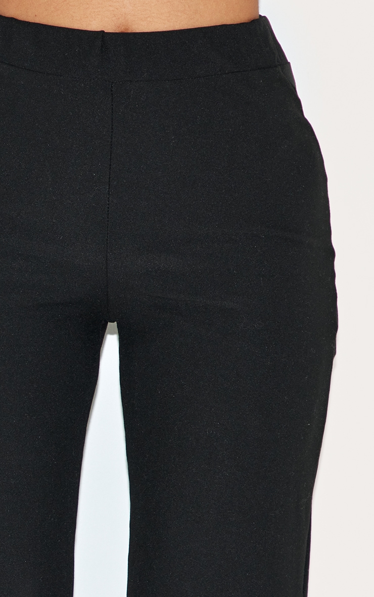 Petite Black Soft Touch Straight Leg Pants image 4