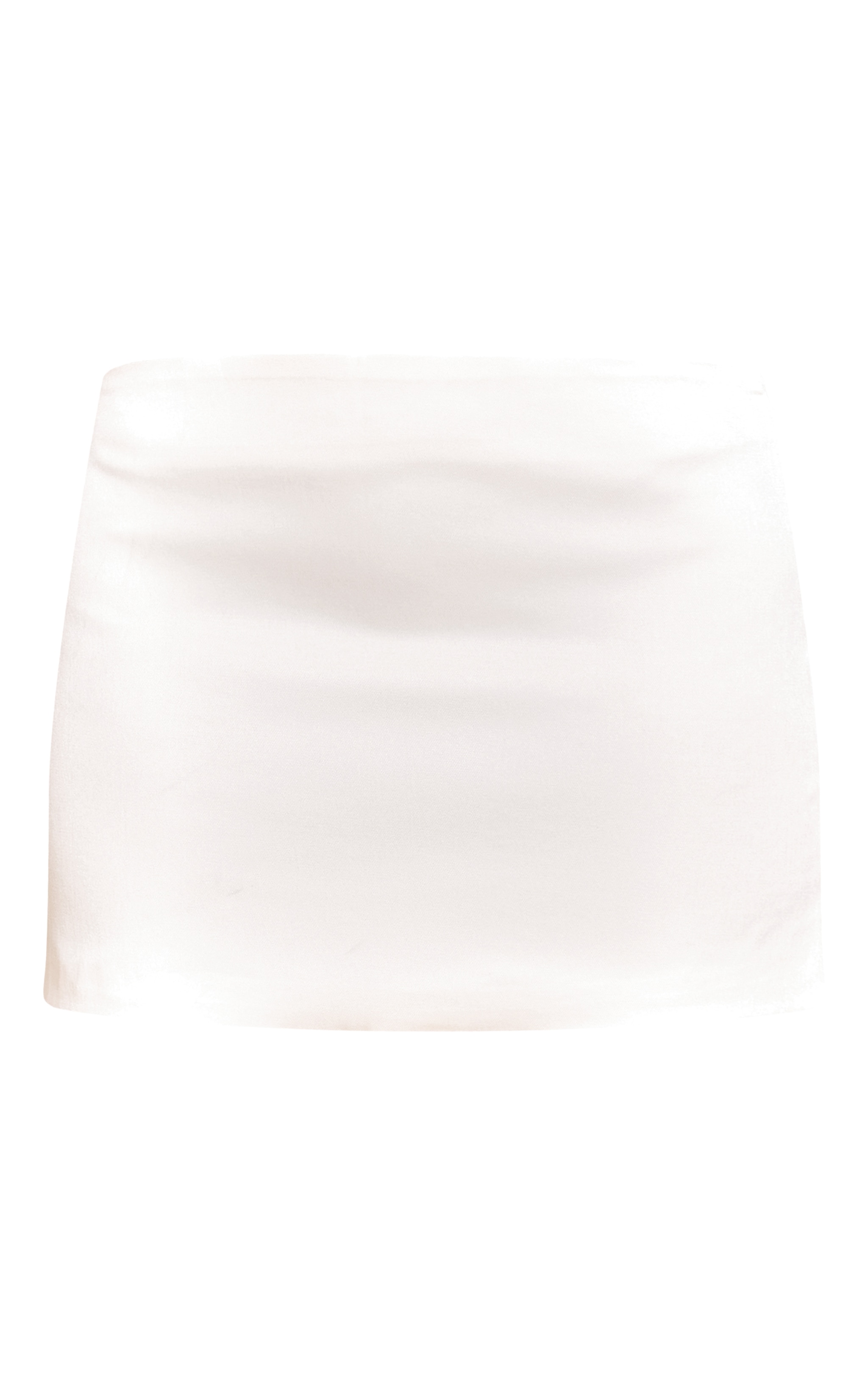 Butter Cream Tailored Mini Skirt image 6