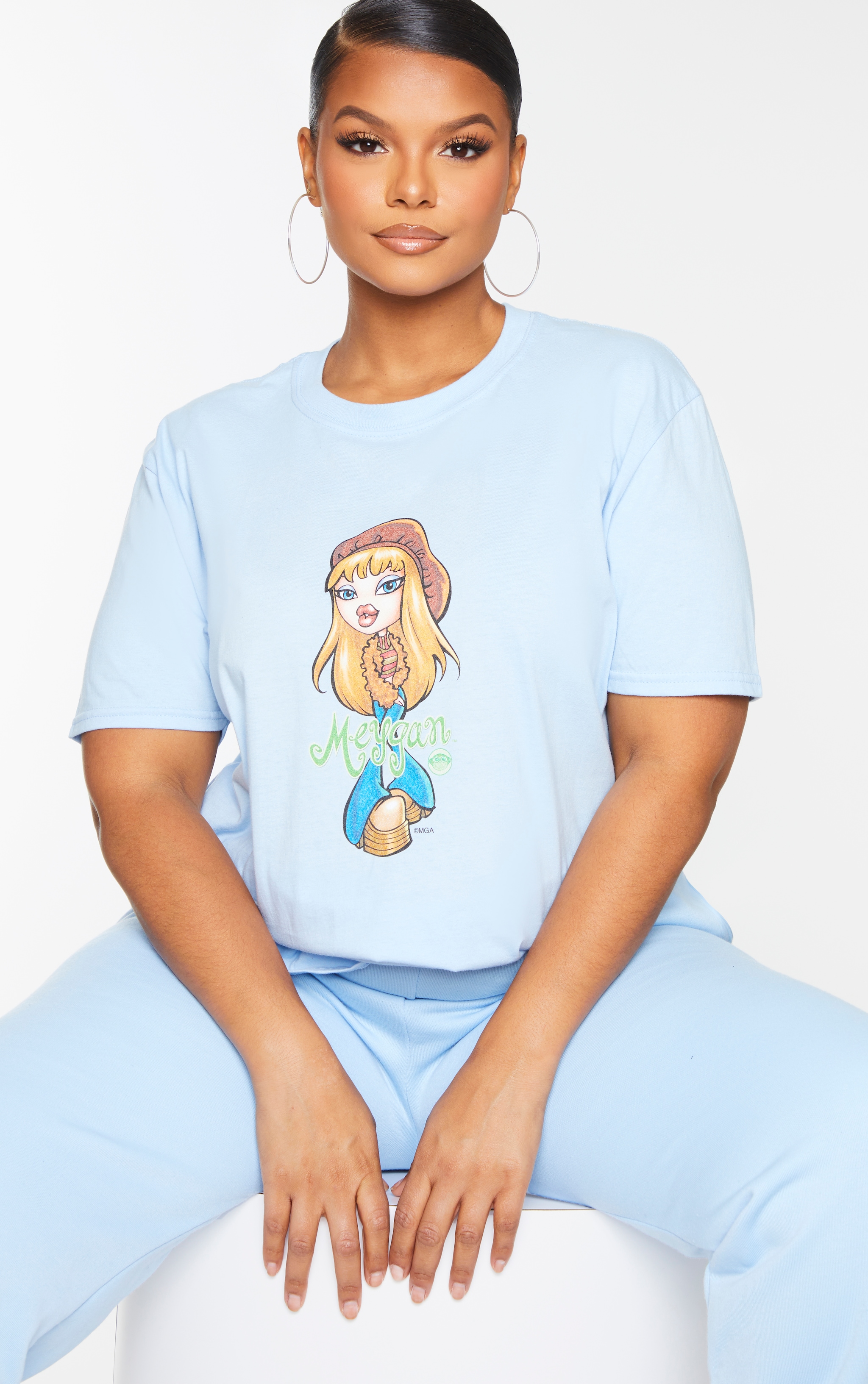 Plus Blue Meygan Bratz T Shirt