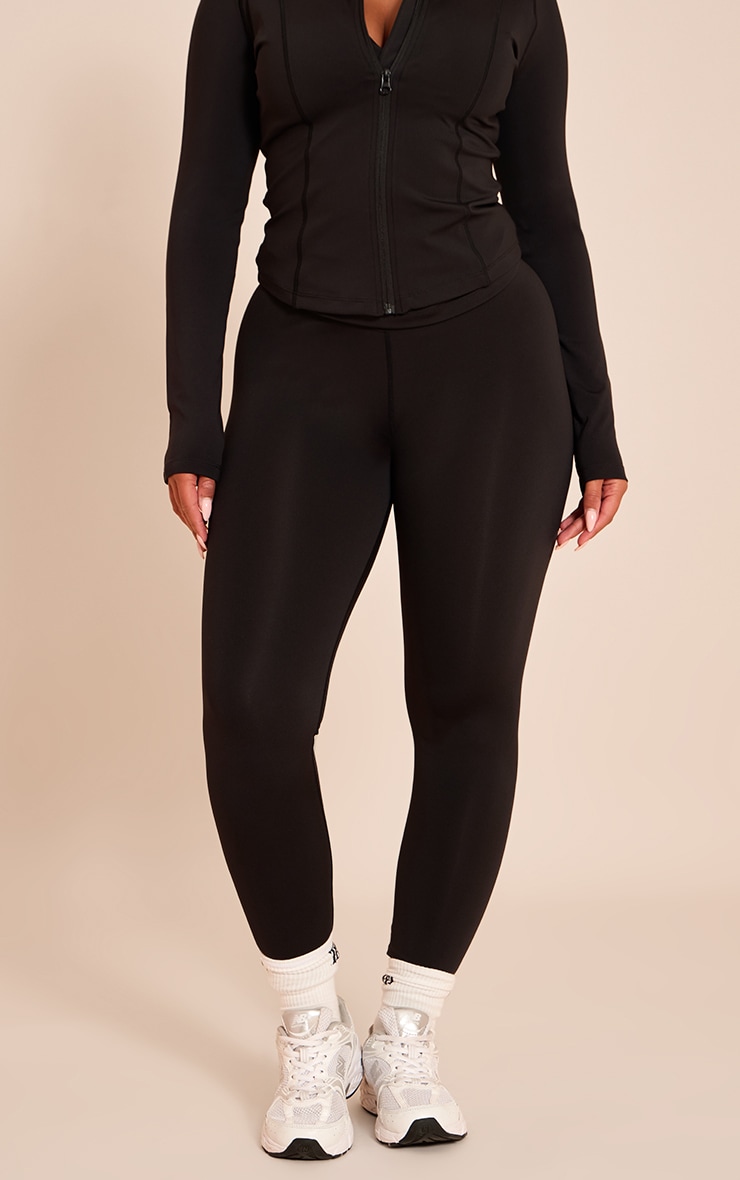 Shape Black Sculpt Wrap V Front Leggings image 2