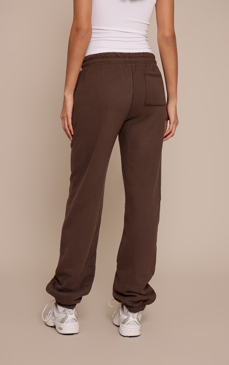 Tall Espresso Marl Cuffed Sweatpants image 3