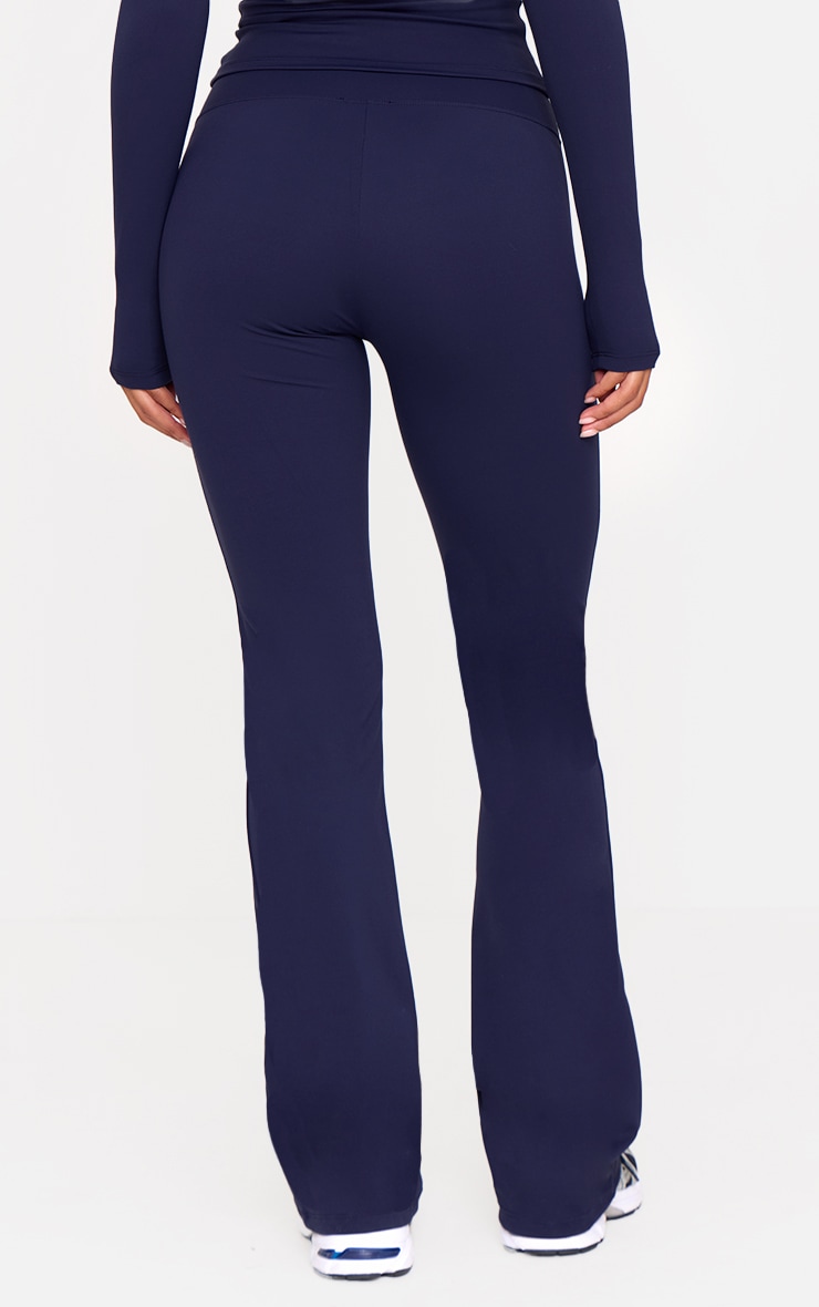Pantalon de yoga droit en Sculpt bleu marine image 3