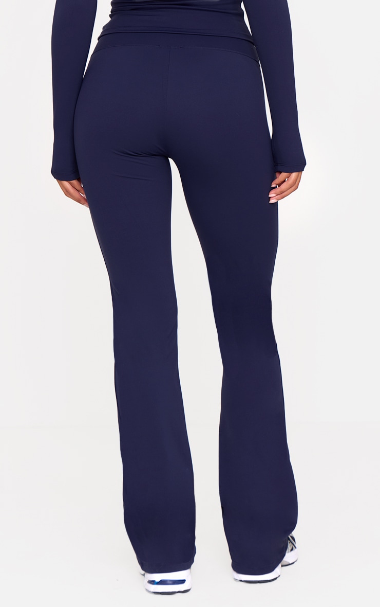 Navy Sculpt Straight Leg Yoga Pants image 3