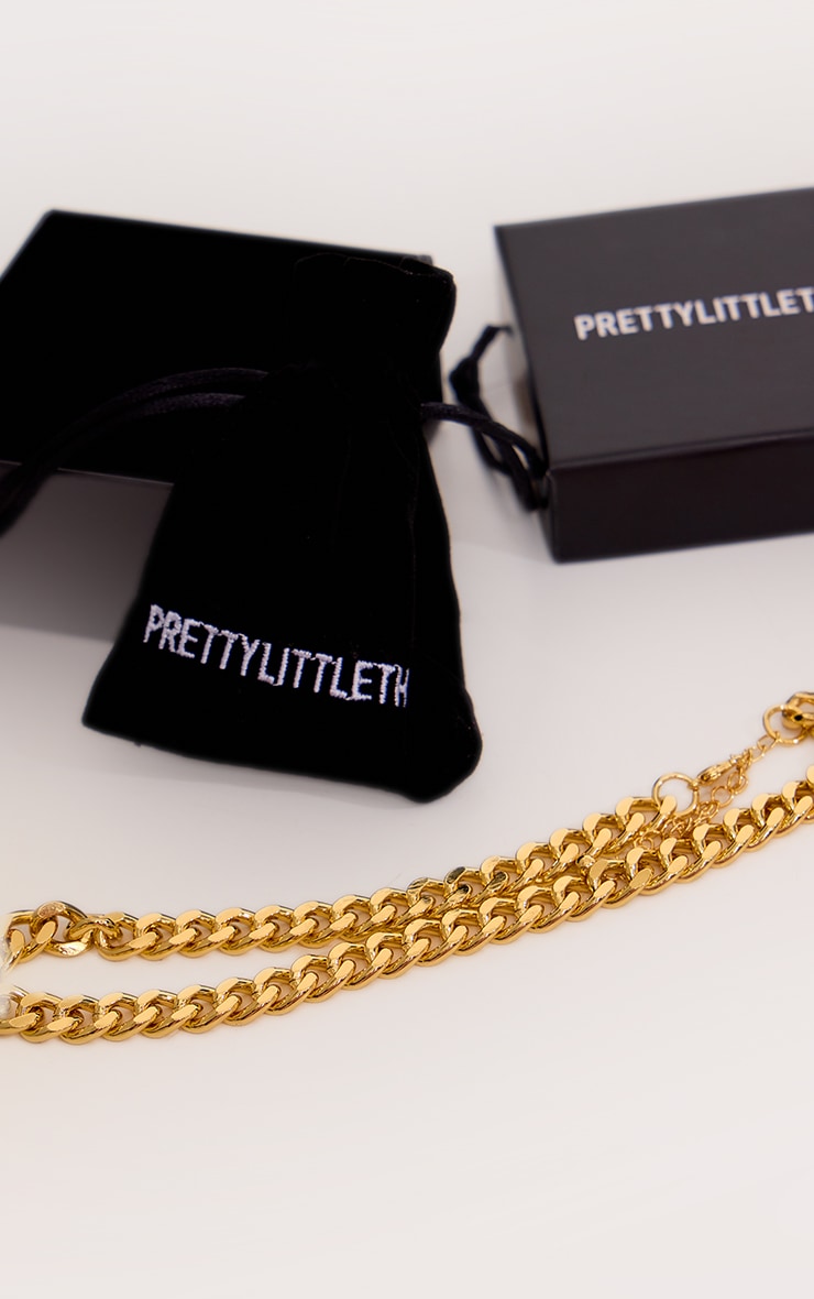 Real Gold Plated Single Chain Necklace image 3