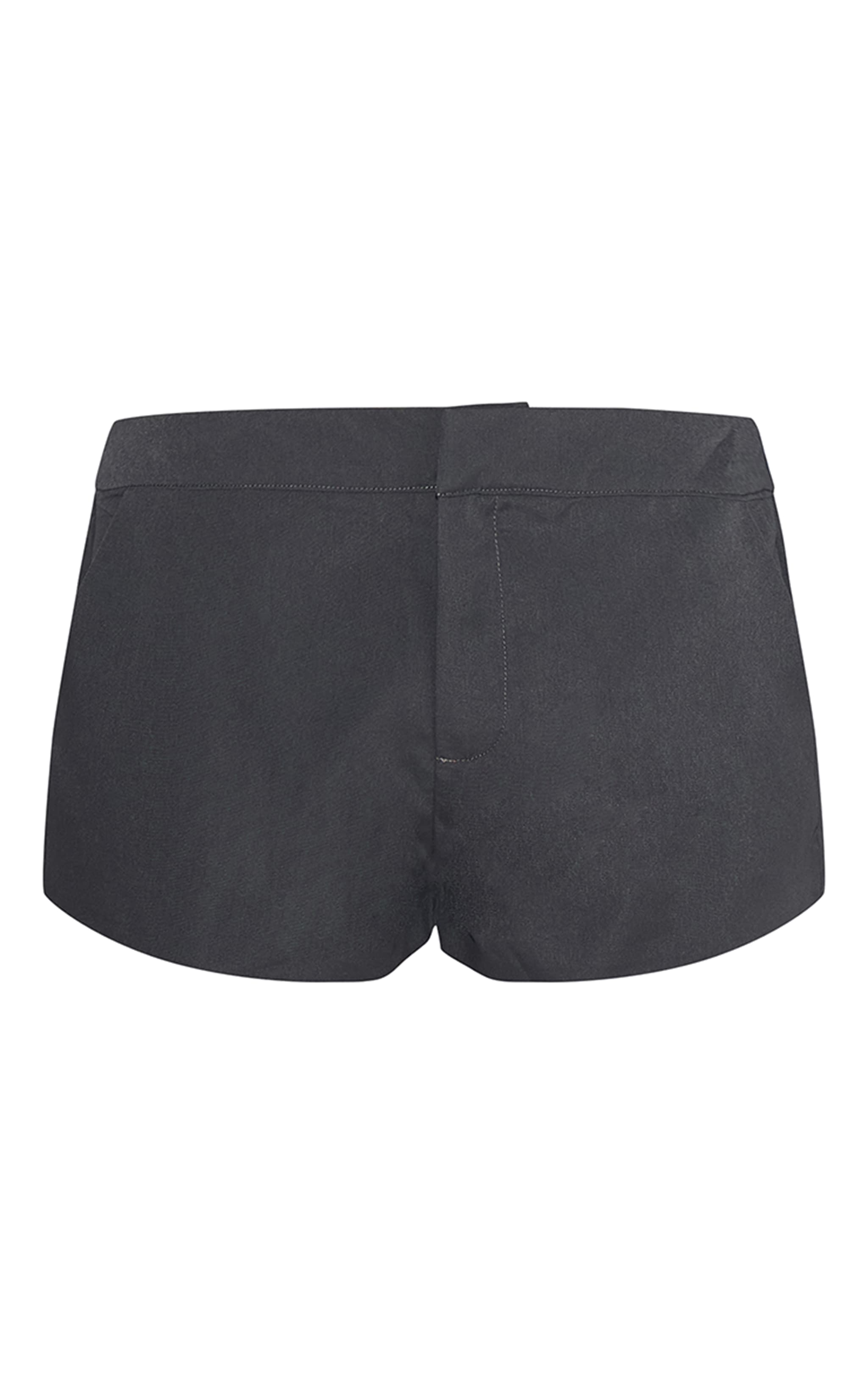 Grey Tailored Shorts image 6