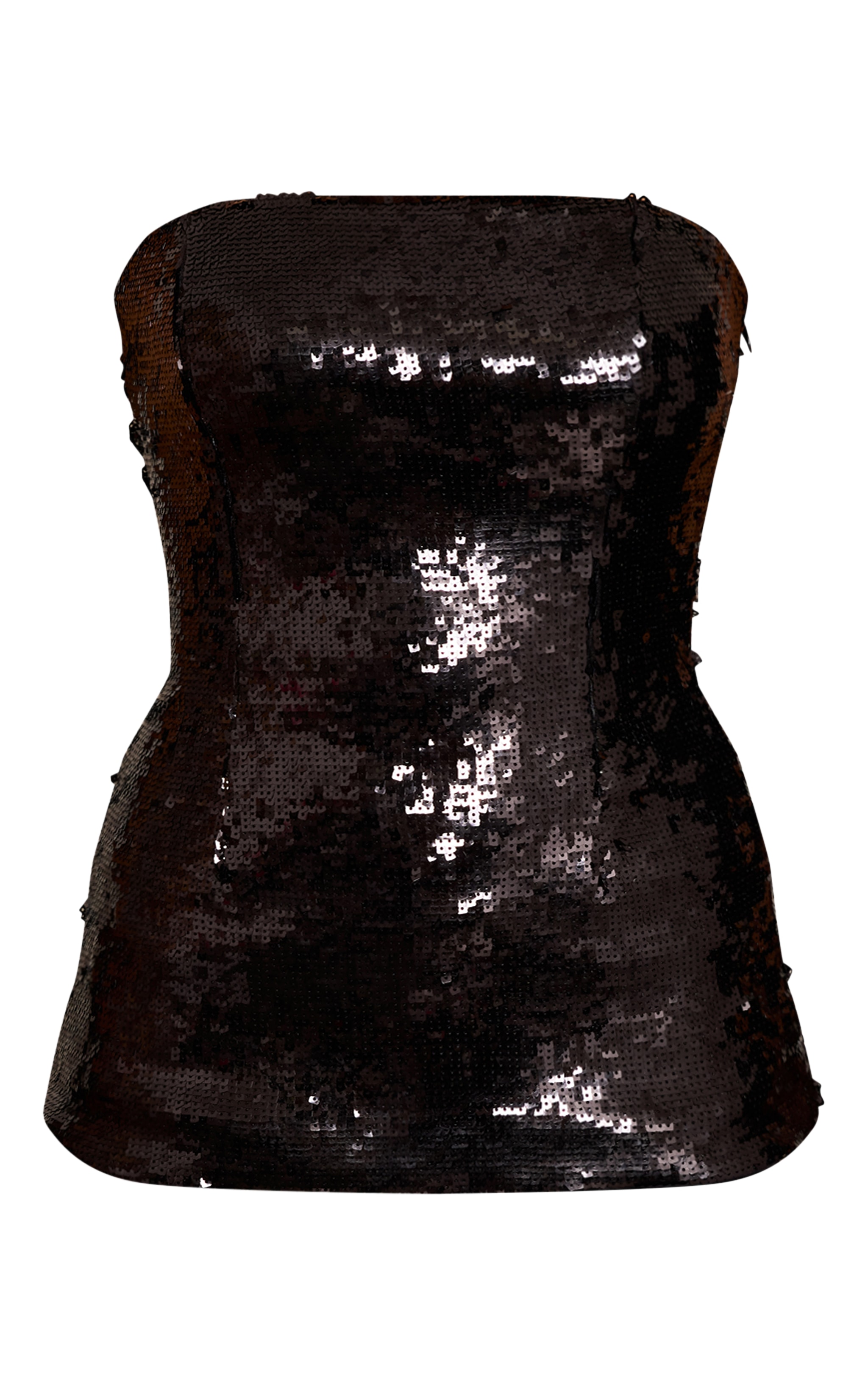 Black Bandeau Sequin  Top image 5