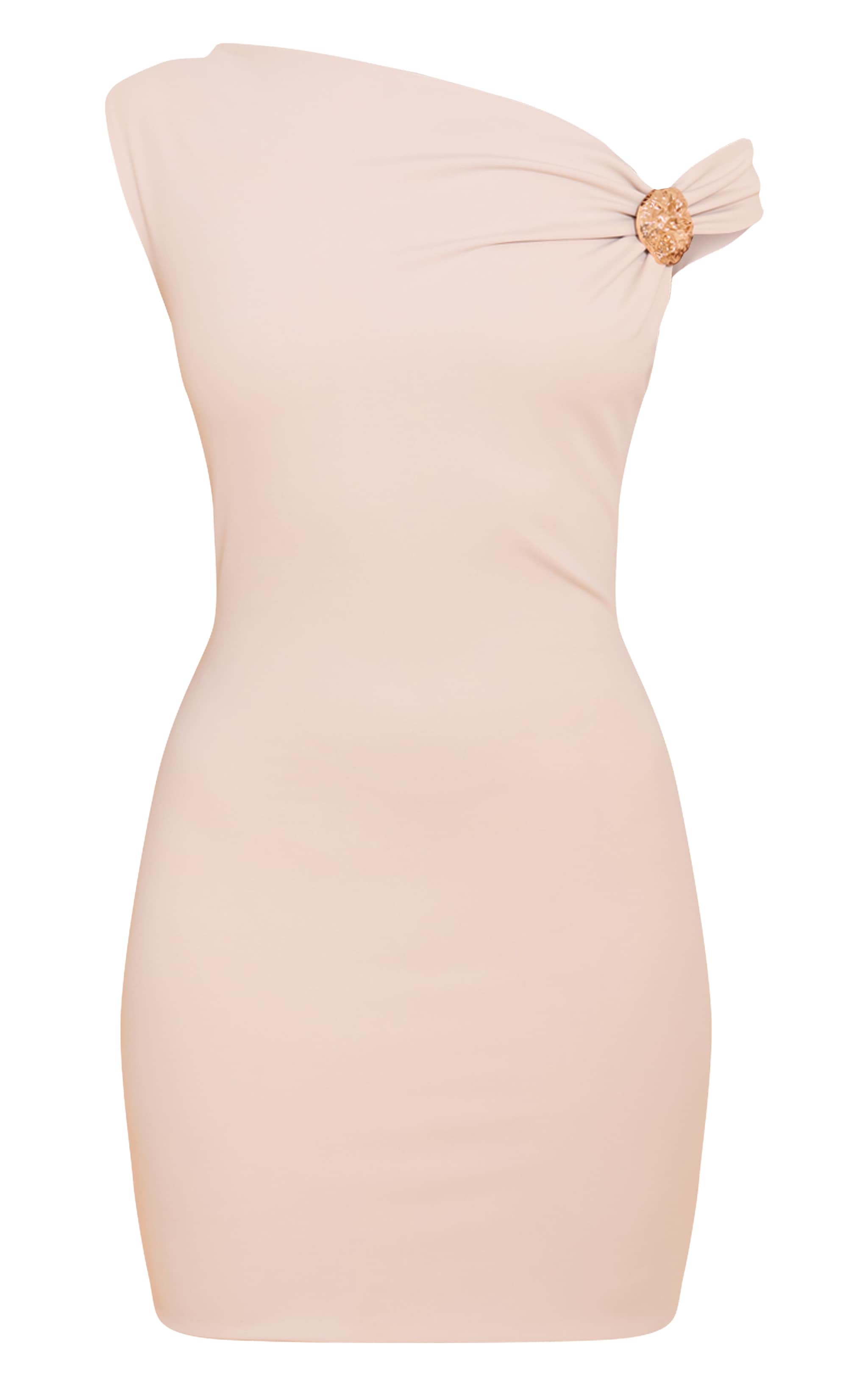  Cream Soft Touch Off The Shoulder Mini Dress image 5