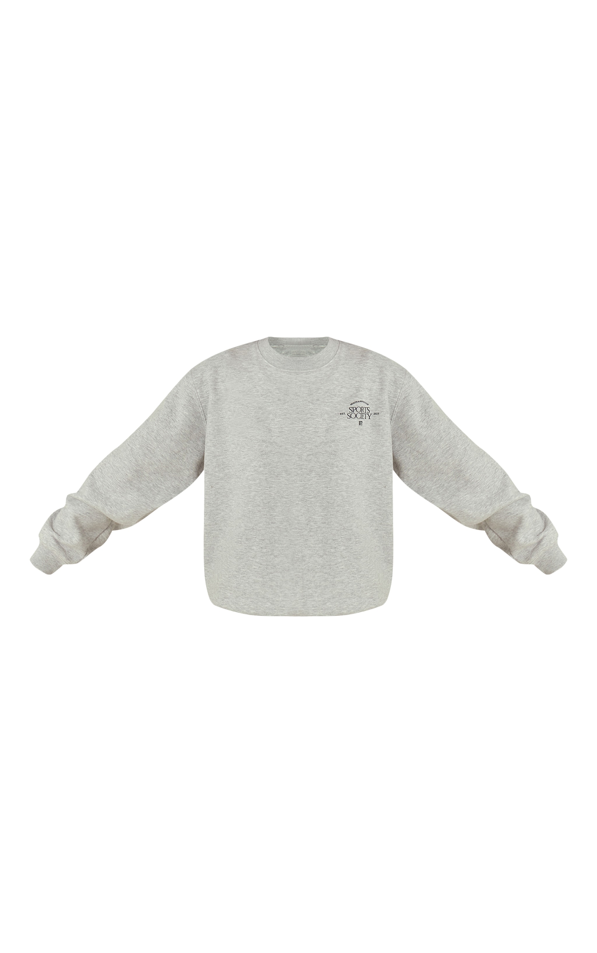 Ash Grey PLT Society Pull Over Sweatshirt | Athleisure | PLT USA