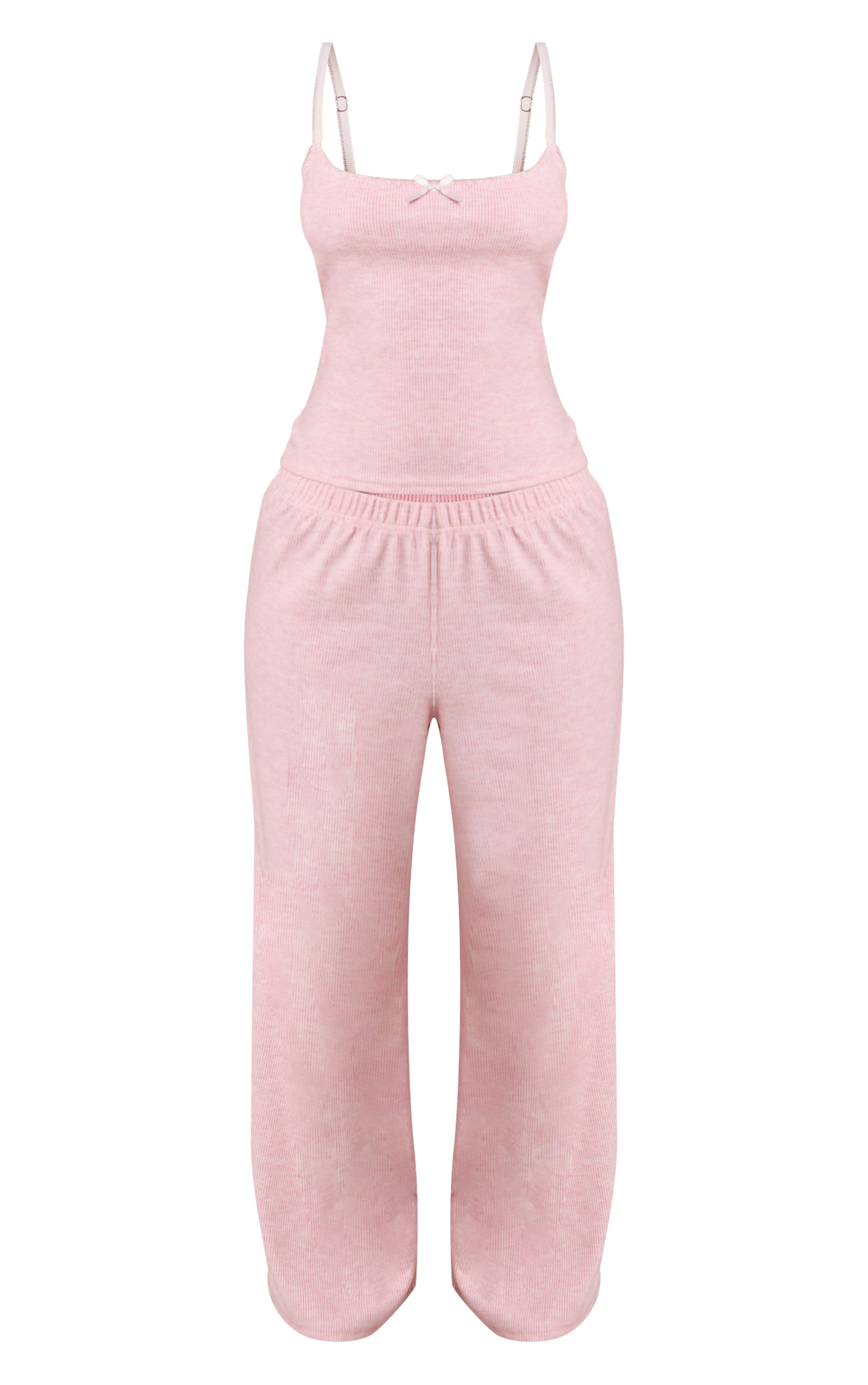 Petite Red Stripe Super Soft PJ Pant and Cami Set image 5