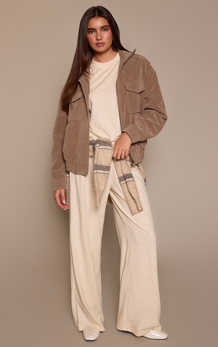 Butter Yellow Speckled Elasticated Pant