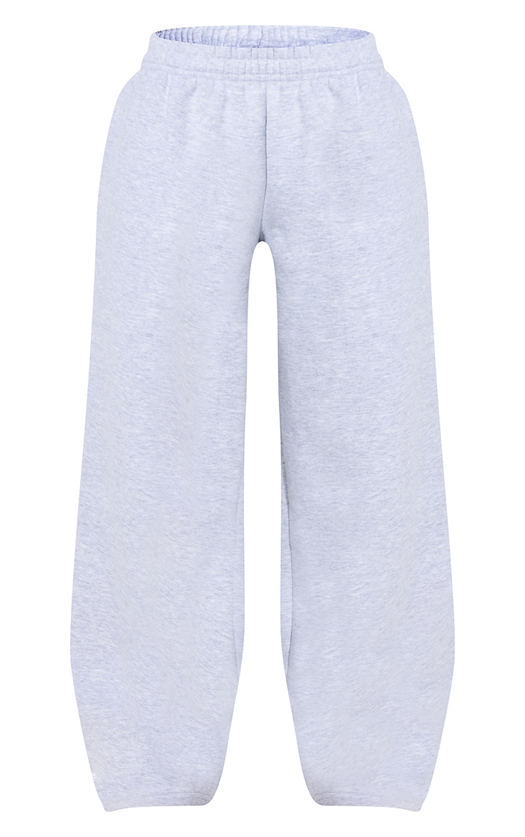 Petite Ash Grey Straight Leg Sweatpants image 5
