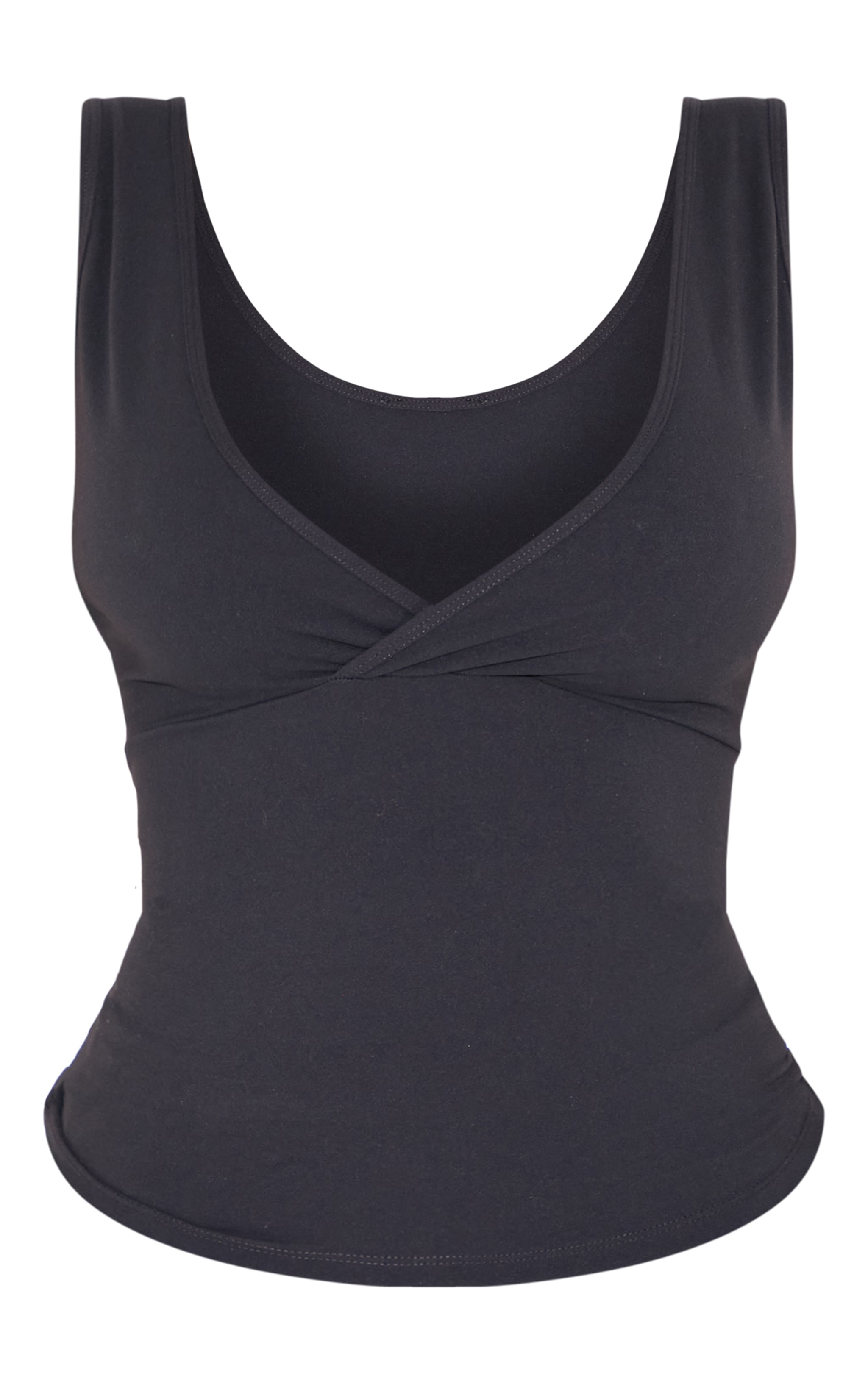  Shape Charcoal Sculpt Active Wrap V Neck Long Line Top image 5