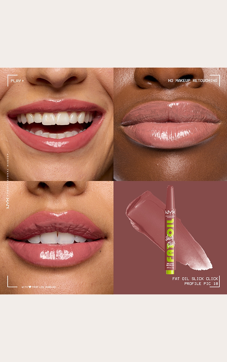 NYX PMU Baume à lèvre Fat Oil Slick Click Profile Pic image 3