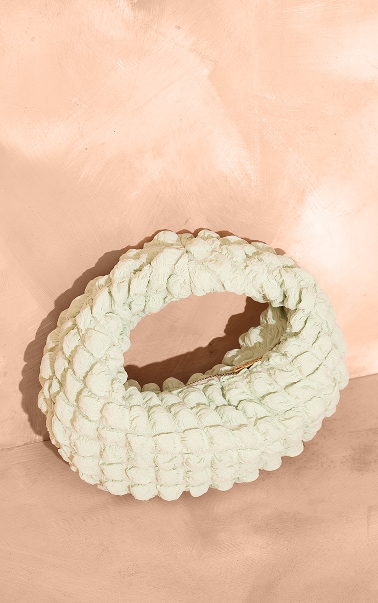 Sage Quilted Curved Grab Bag image 2