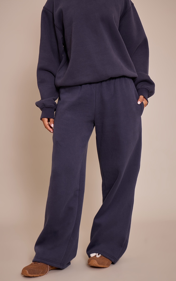 Petite Navy Straight Leg Sweatpants image 2