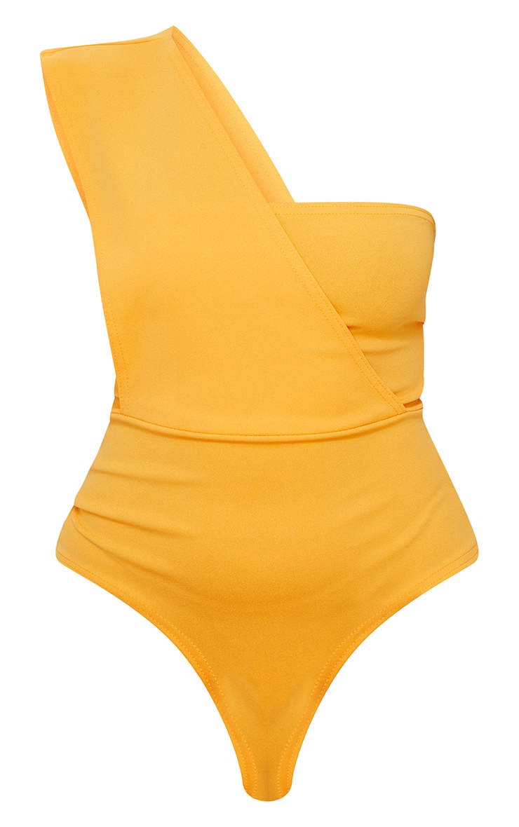 White One Shoulder Bodysuit PrettyLittleThing USA